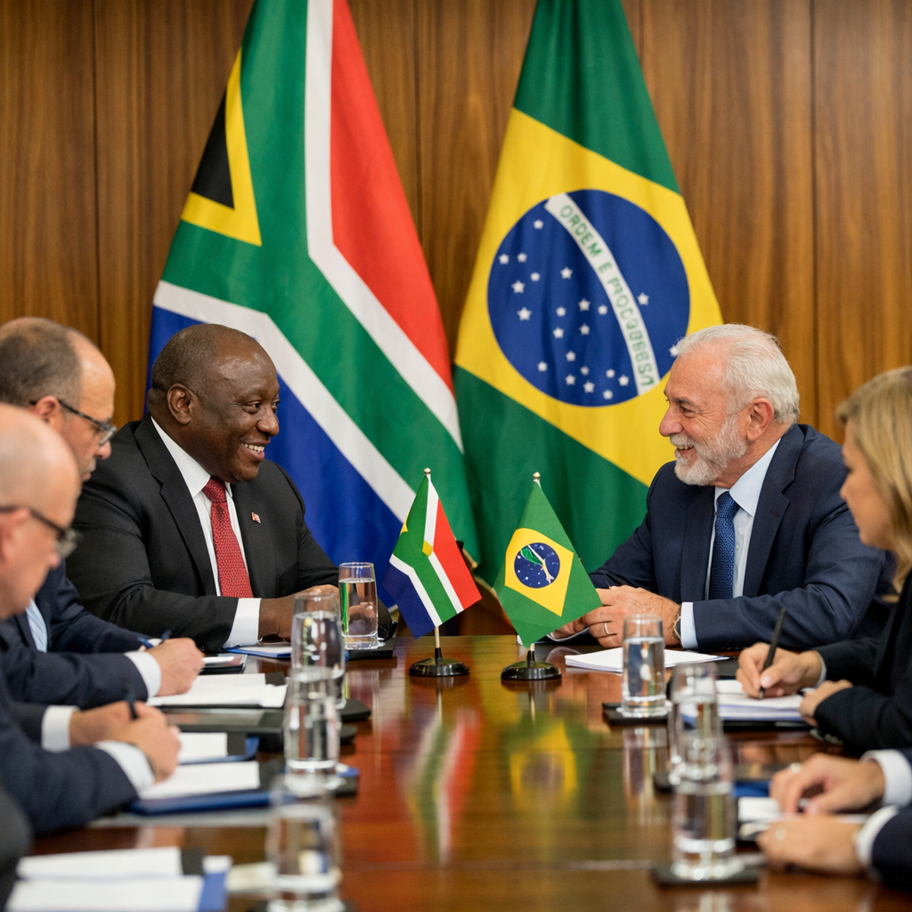 South Africa and Brazil Launch High-Level State Visit to Expand Trade, Energy, and Industrial Cooperation