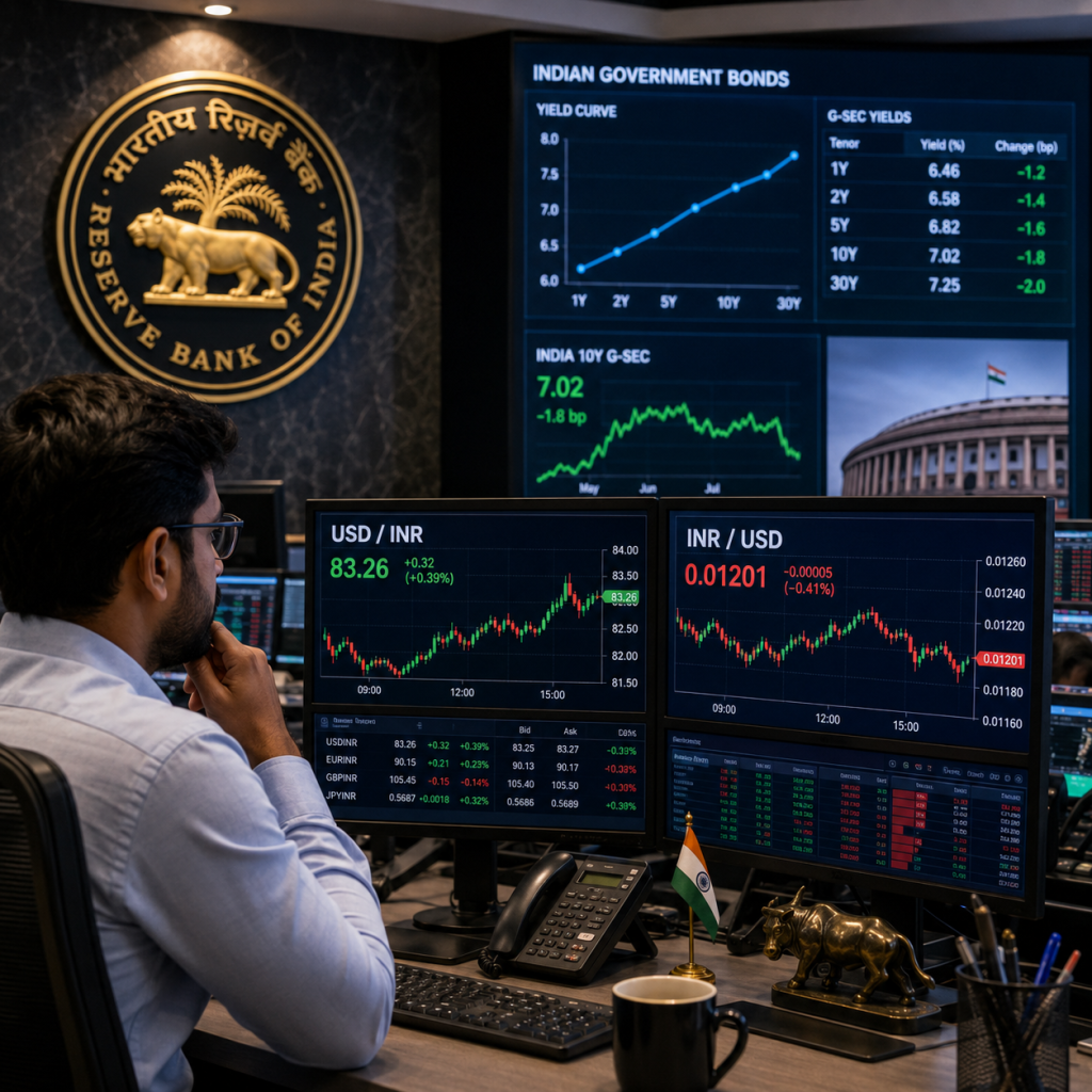 India Announces $5 Billion Currency Swap as Rupee Slides to Record Low Against Dollar