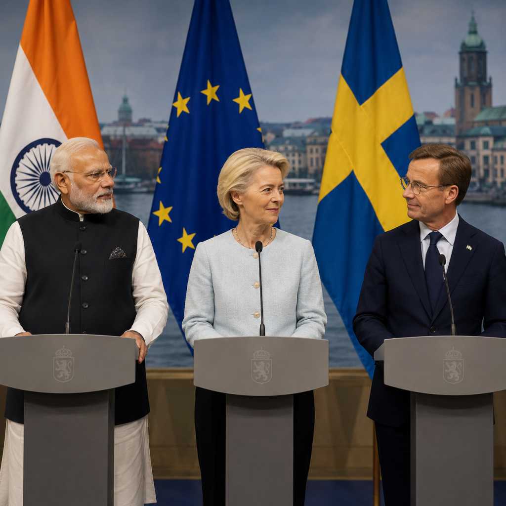 India and the European Union Set Year-End Deadline to Operationalise a 2-Billion-Person Free Trade Zone