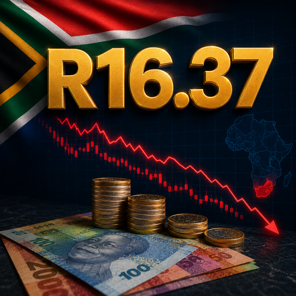 Rand Weakens Ahead of SARB Rate Decision as Markets Reprice South Africa Inflation Risks