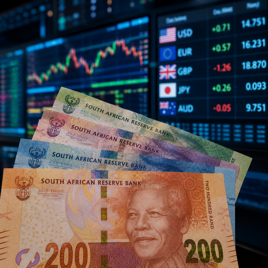 Rand Slips as South Africa’s Foreign Reserves Fall and Global Investors Watch U.S.-Iran Talks