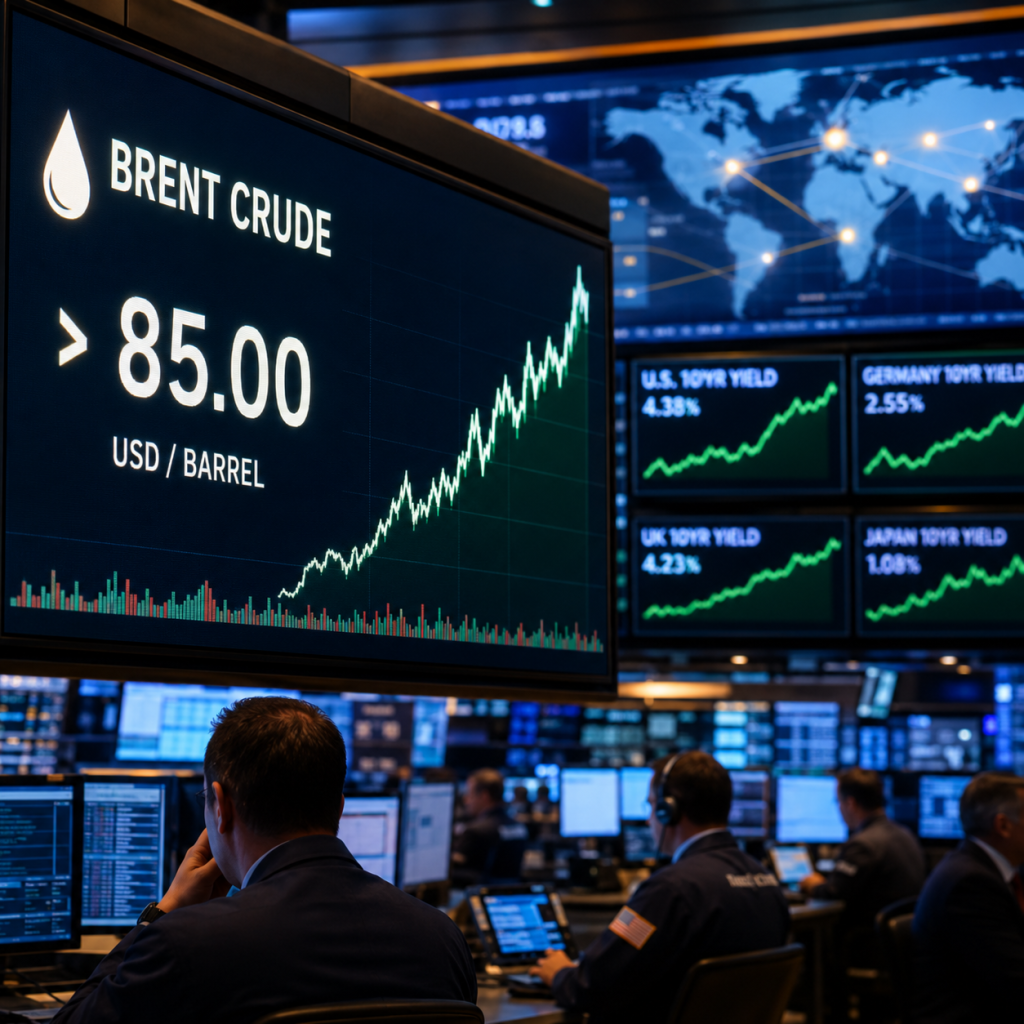 Oil Rally Reshapes Global Market Outlook as Investors Scale Back Rate Cut Expectations